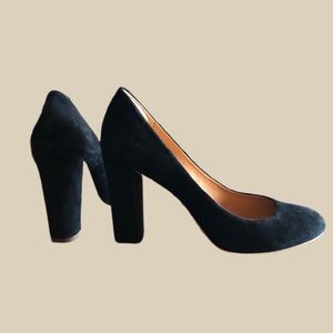 Black Suede Shoes by J crew.